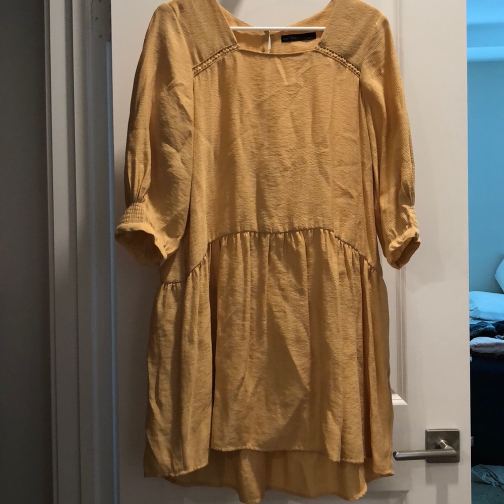 A soft yellow dress